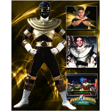 Signed 8x10 — Austin St. John as Jason (Original Red Ranger) — Collage #4
