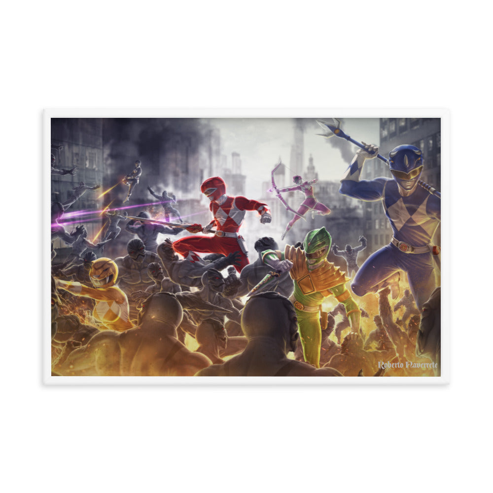 Roberto Navarrete Power Rangers Battle Art - St. John Enterprises