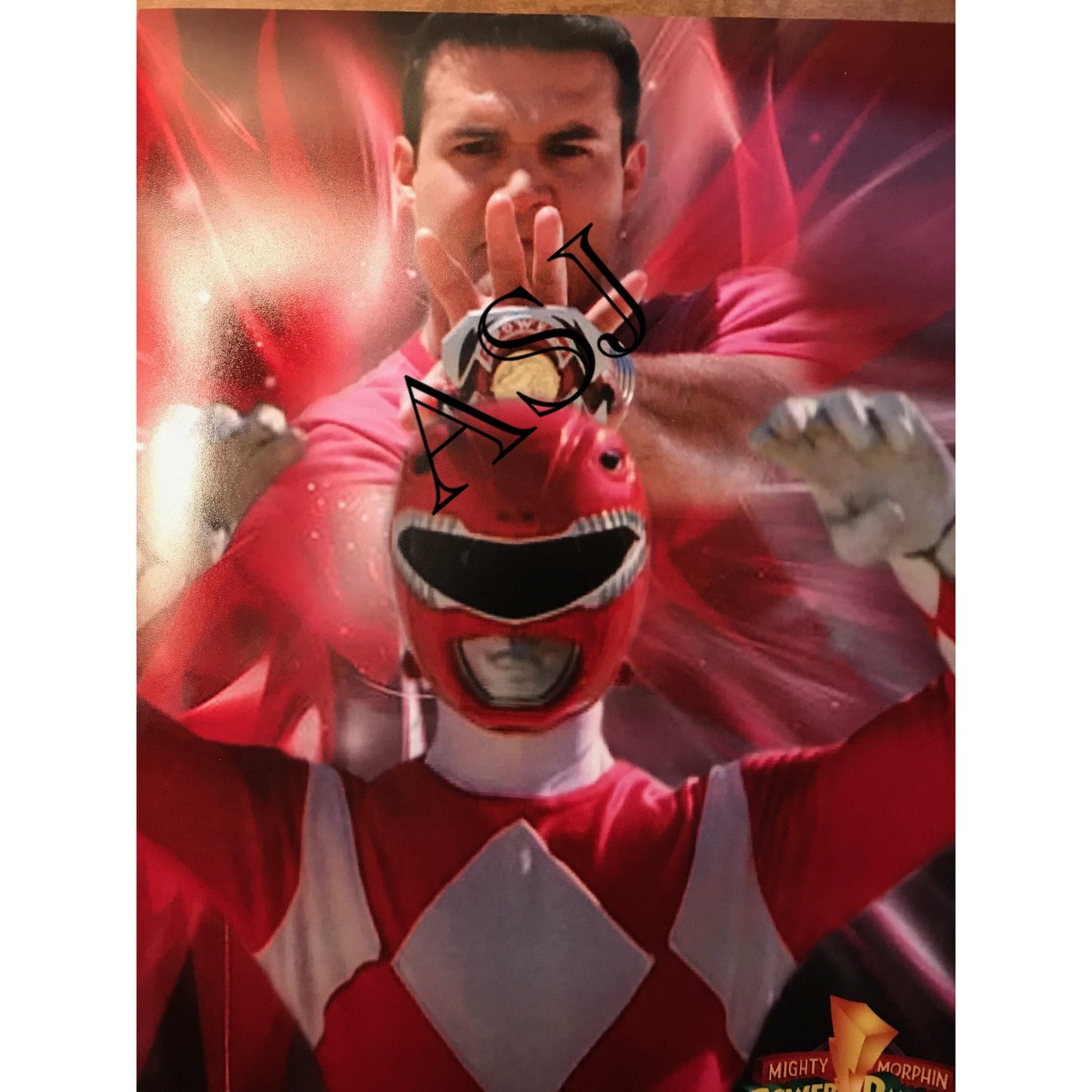 Forever Red Morphing Ranger Print | Austin St. John