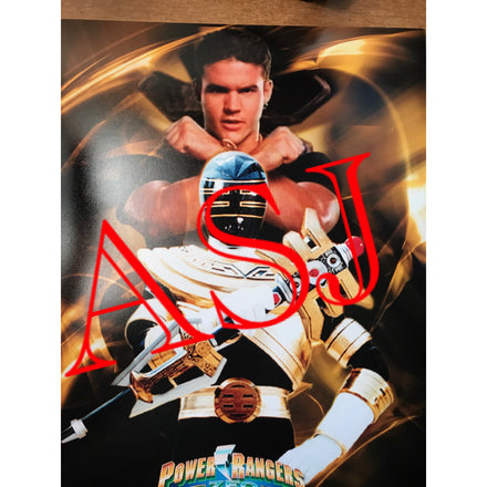 Signed 8x10 — Austin St. John as Jason (Gold Ranger)