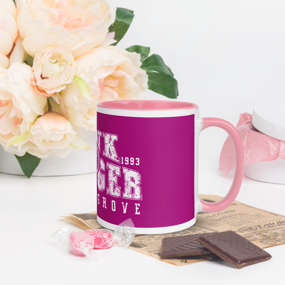 Pink Ranger Mug with Color Inside - St. John Enterprises