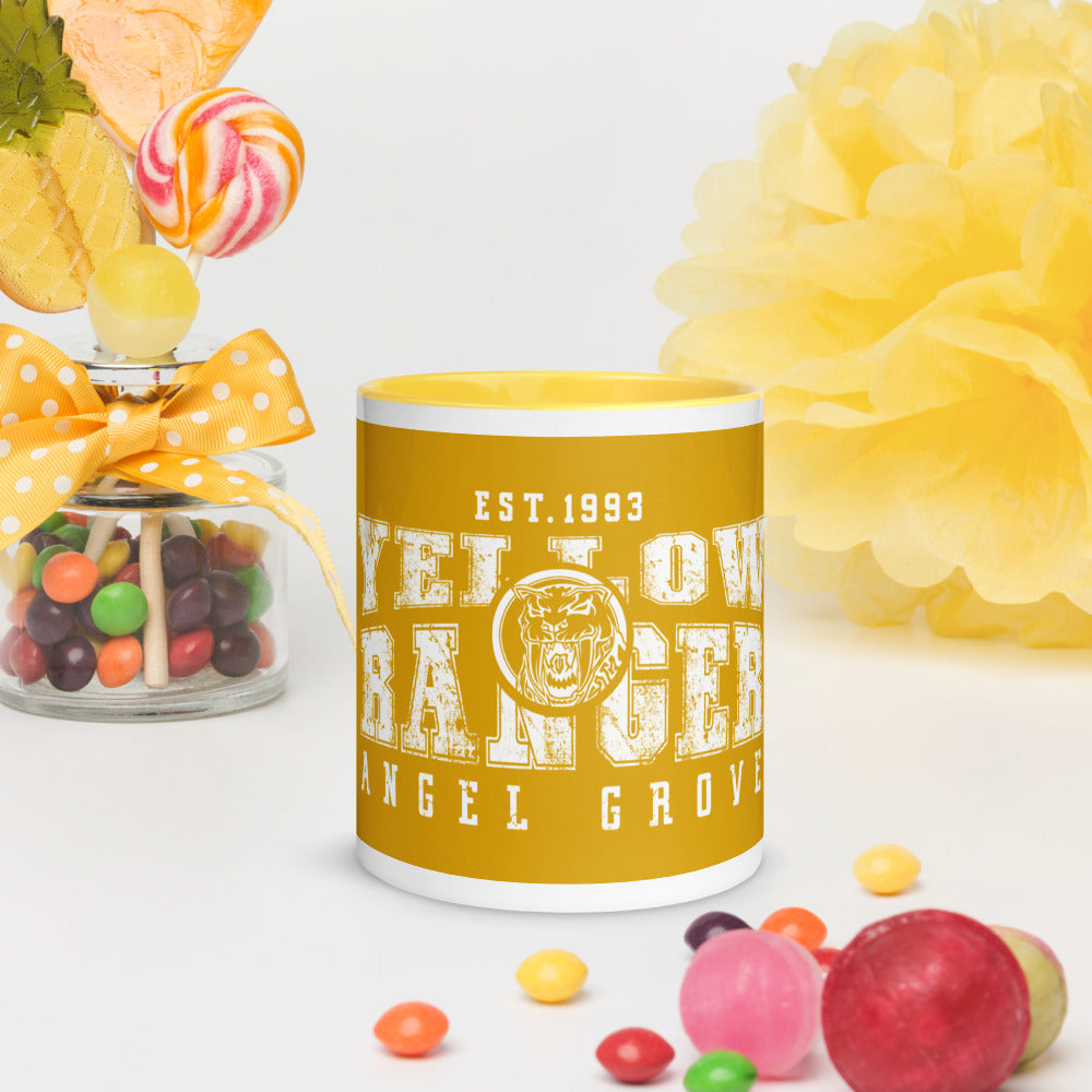 Yellow Ranger Mug with Color Inside - St. John Enterprises