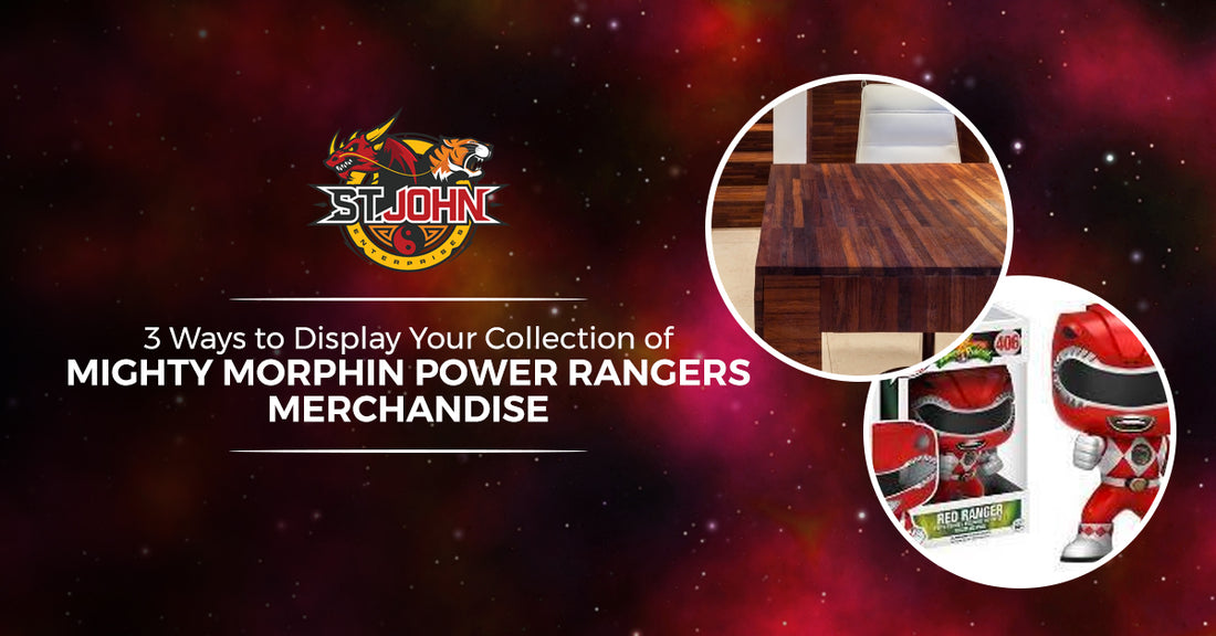 3 Ways to Display Your Collection of Mighty Morphin Power Rangers Merchandise