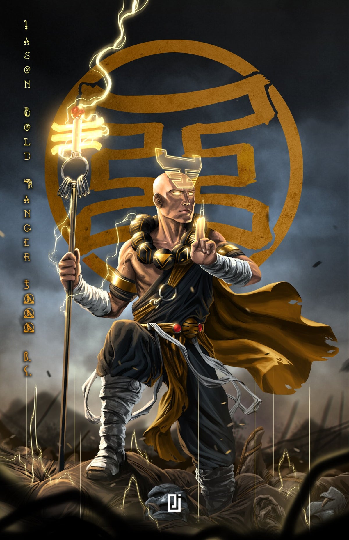 Peejay Egyptian Gold Ranger art print