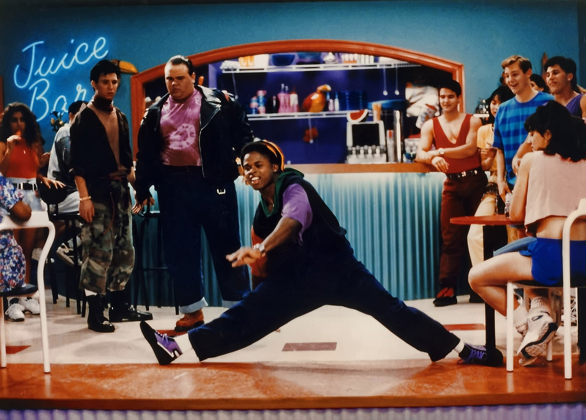 Zack dancing at the Juice Bar, photo by Bruce