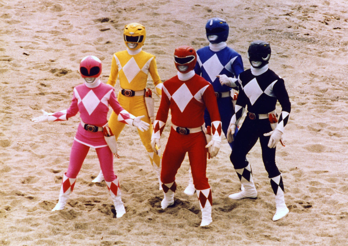 Morphed Power Rangers on the beach near Zuma off PCH, photo by Bruce