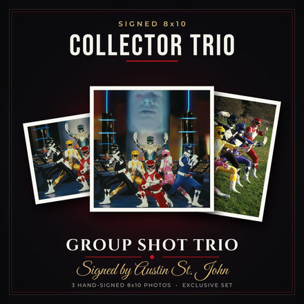 Signed 8x10 Collector Trio — Group Shot Set