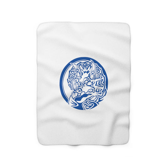 MMPR Blue Ranger Sherpa Fleece Blanket - St. John Enterprises
