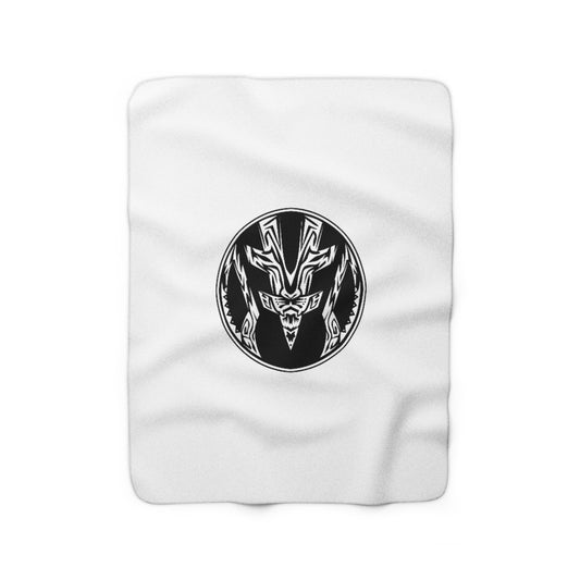 MMPR White Ranger Sherpa Fleece Blanket - St. John Enterprises