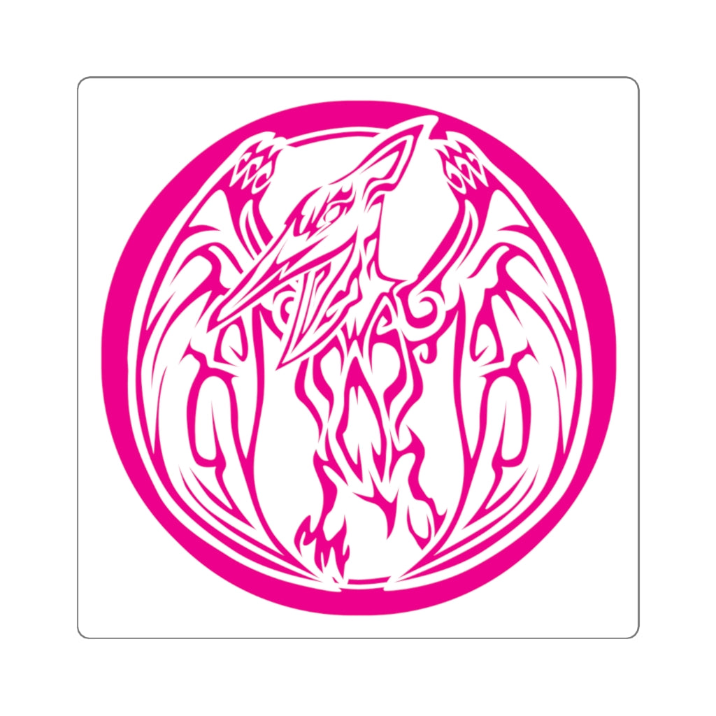 MMPR Pink Ranger Square Sticker – St. John Enterprises