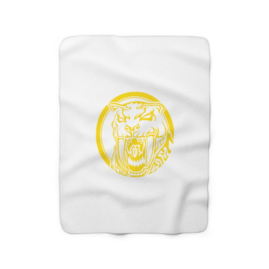 MMPR Yellow Ranger Sherpa Fleece Blanket - St. John Enterprises