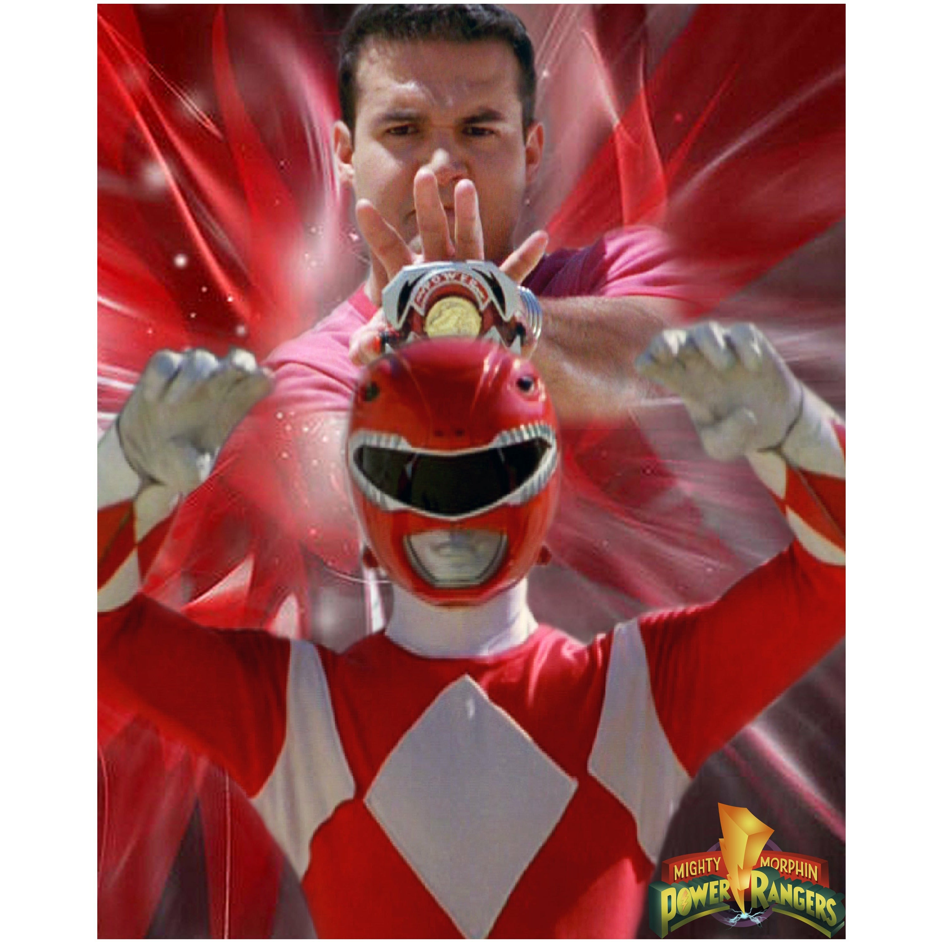 Morphin Red Ranger Photo Collage | Austin St. John – St. John Enterprises