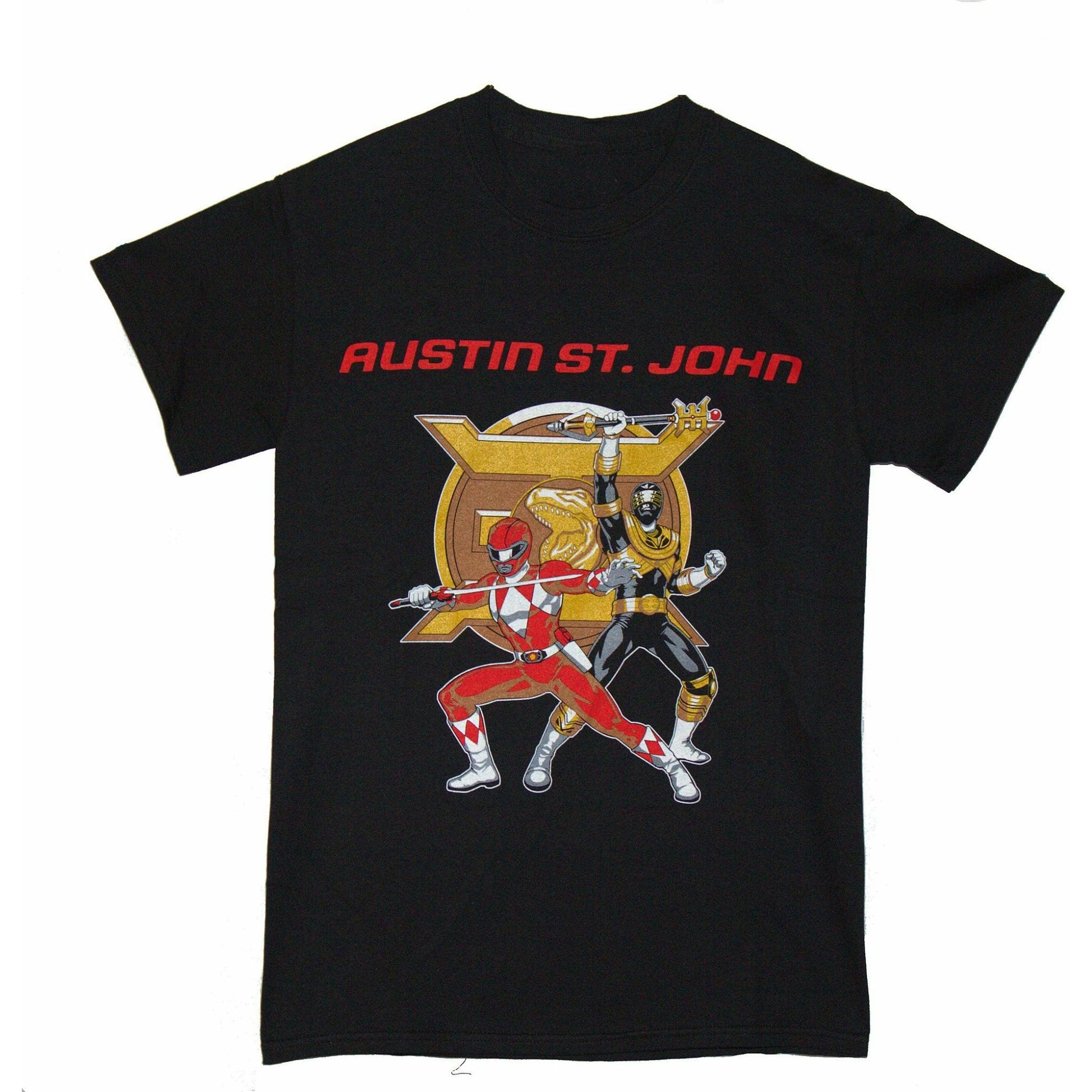 Red and Gold Ranger Action Tee - St. John Enterprises