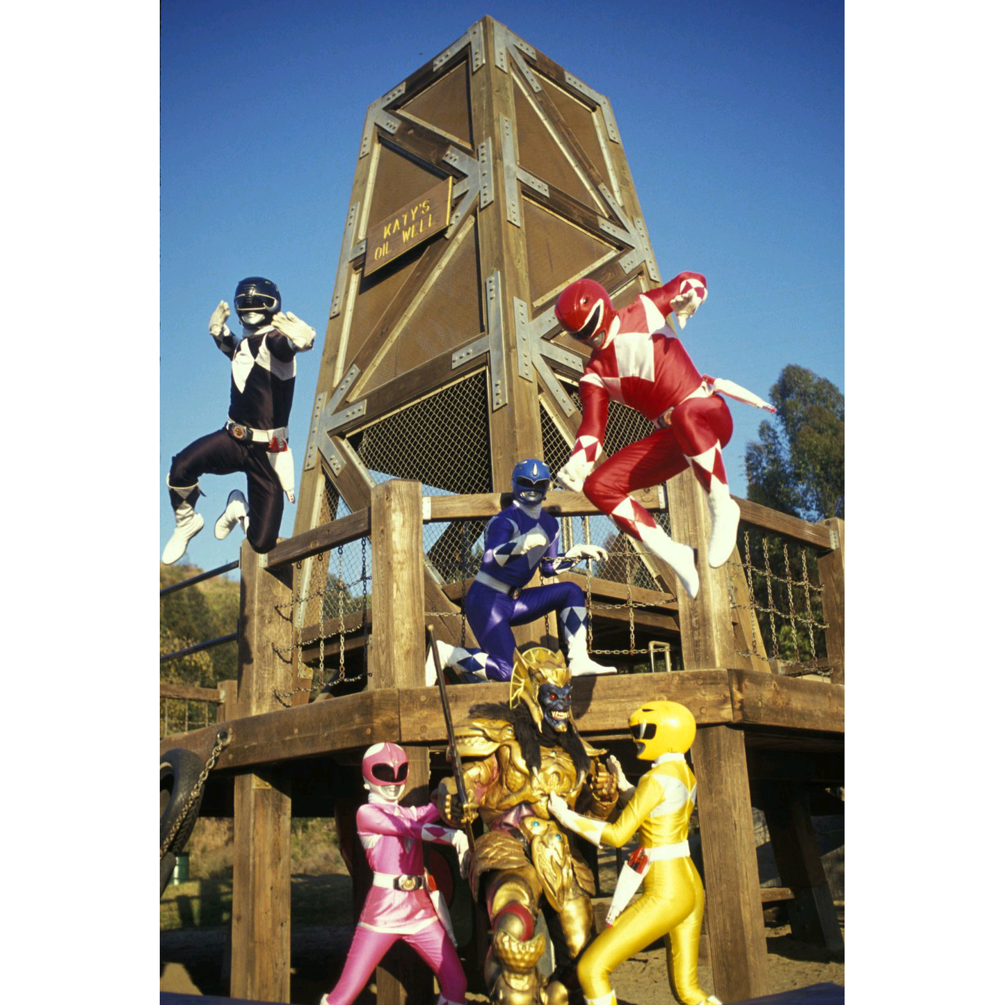 Power Rangers Group Action Photo | Austin St. John