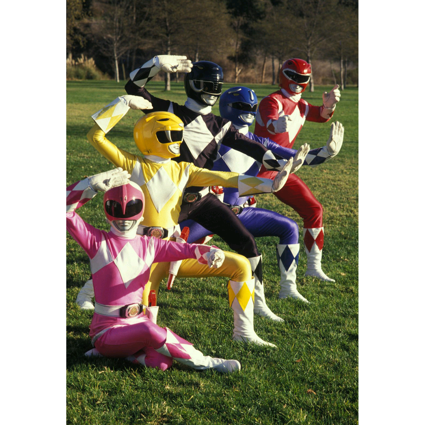 Power Rangers Group Photo in Suits | Austin St. John