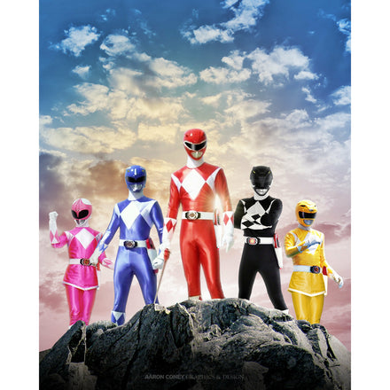 Signed 8x10 — Austin St. John as Jason (Original Red Ranger) — Group #6