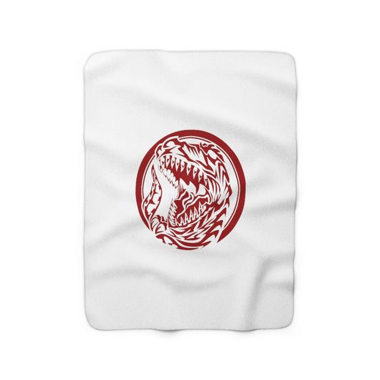 MMPR Red Ranger Sherpa Fleece Blanket - St. John Enterprises