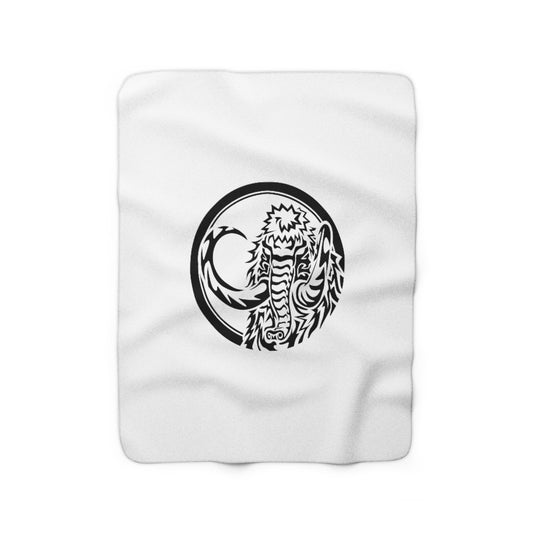 MMPR Black Ranger Sherpa Fleece Blanket - St. John Enterprises