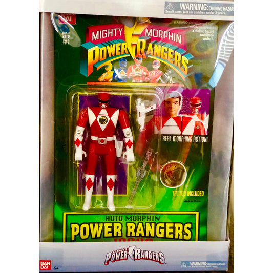 The Legacy Mighty Morphin Power Rangers Auto Morphin Jason Figure - St. John Enterprises