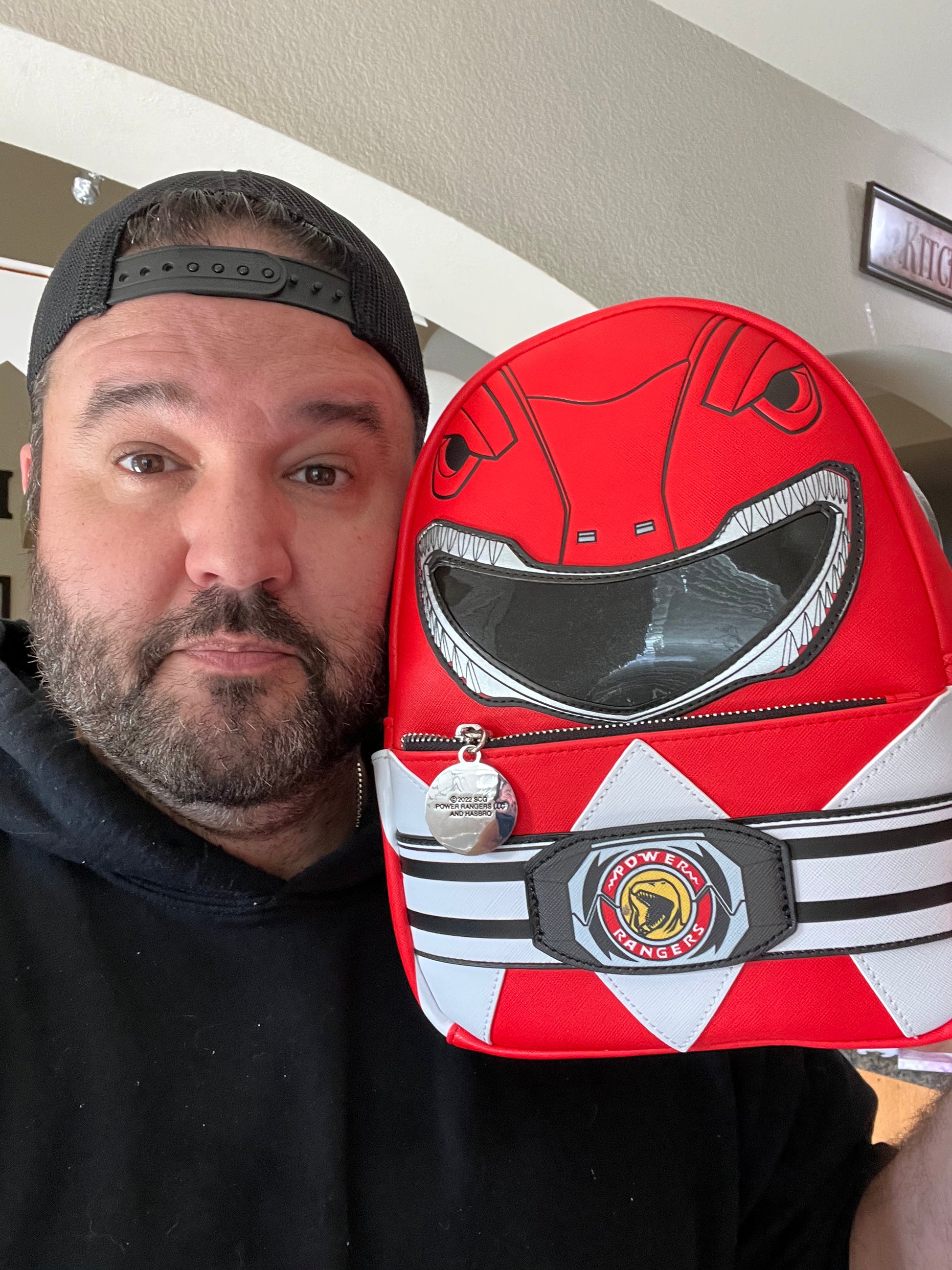 Lounge Fly custom, limited edition Mighty Morphin Power Ranger backpac ...