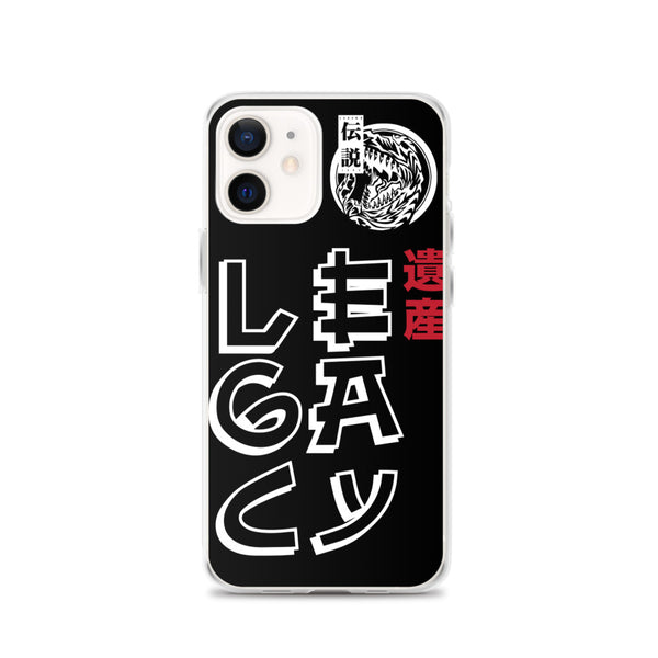 Legacy with Red Ranger Icon iPhone Case