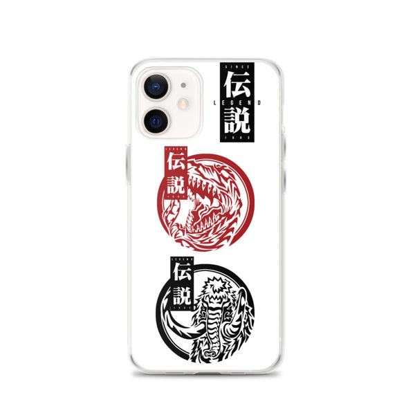 Red and Black Ranger Icon iPhone Case