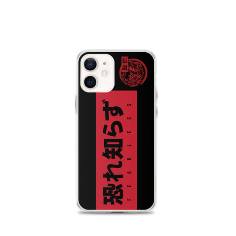 Fearless with Red Ranger Icon iPhone Case - St. John Enterprises