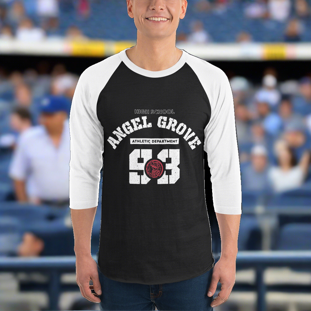 Angel Grove 93 Baseball Shirt - St. John Enterprises