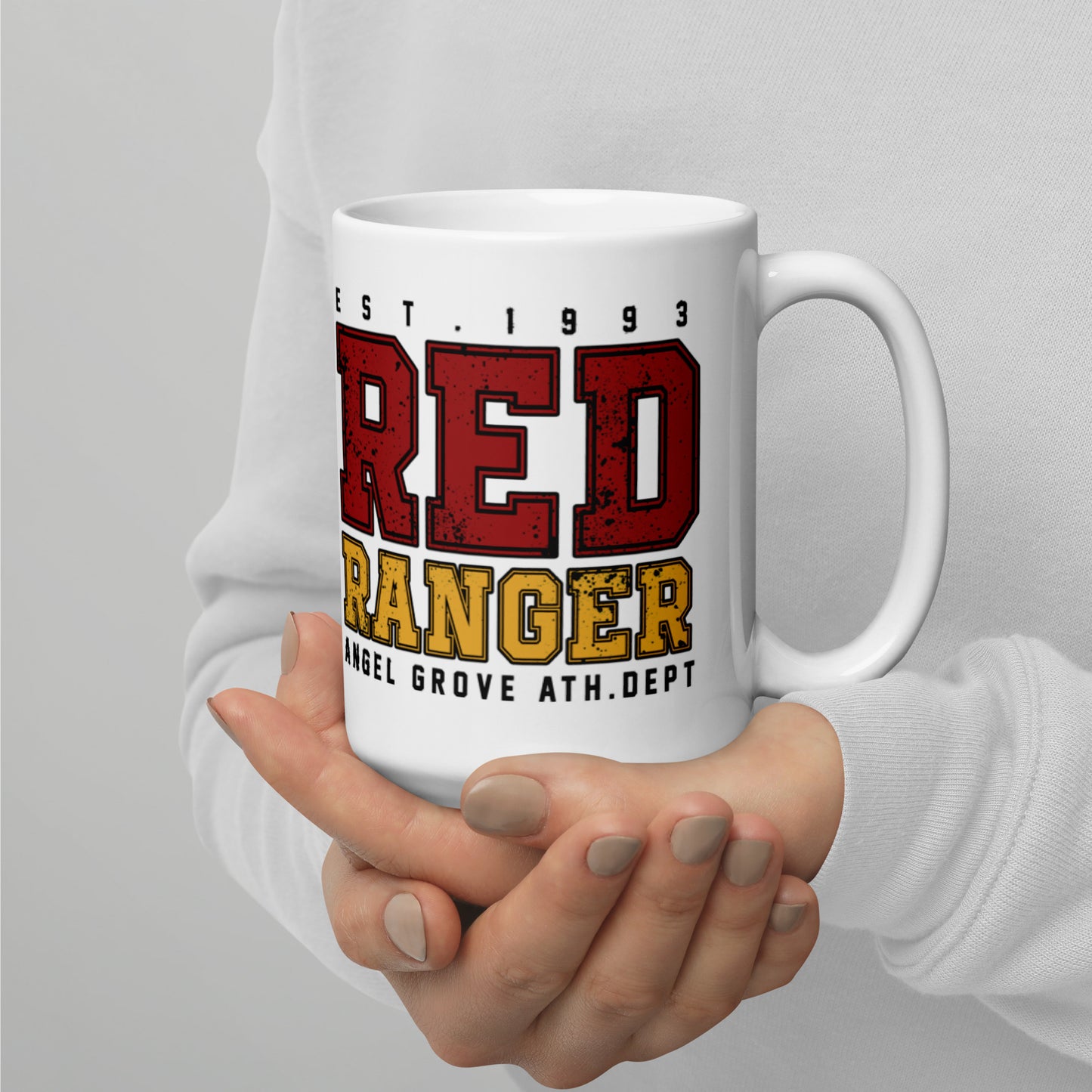 Mighty Morphin Red Ranger Mug - St. John Enterprises